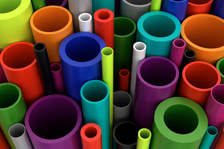 Colorful Plastic Pipes